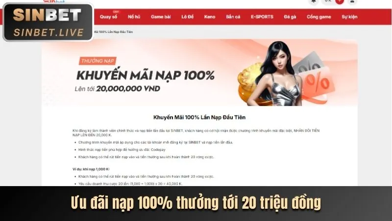 Thưởng nạp hàng ngày c168q